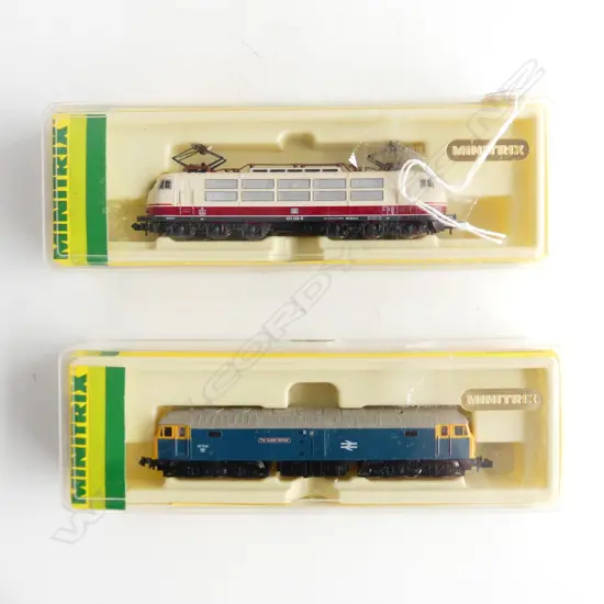 2 MINITRAX BOXED TOY ELECTRIC LOCOMOTIVES NOs 2057+2966
