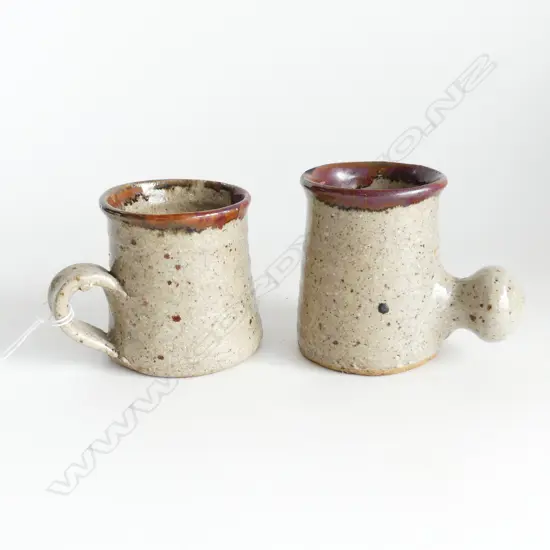 TWO IAN SMAIL COFFEE CUPS