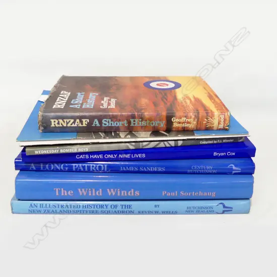 EIGHT ASSORTED NZ MILITARY HISTORY BOOKS