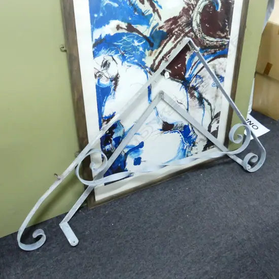 2 PART METAL SIGN HOLDER