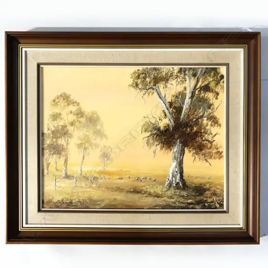 COLLEEN HAMILTON 'EVENING LIGHT NEAR BODALLA NSW' 340x440mm