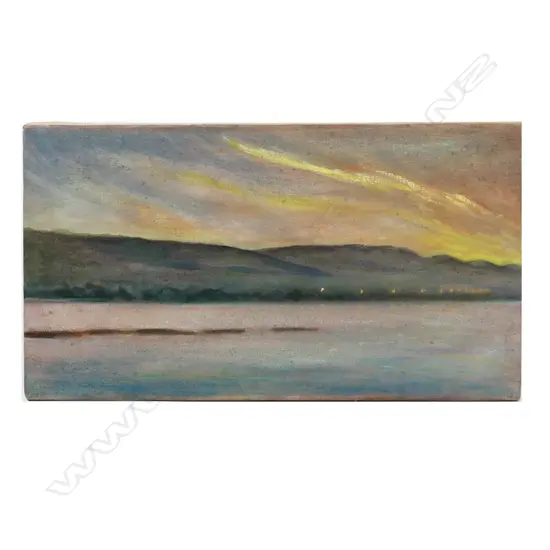 GEORGE RITCHIE, LANDSCAPE, 1994, OIL ON CANVAS, UNSIGNED, 425 X 235mm