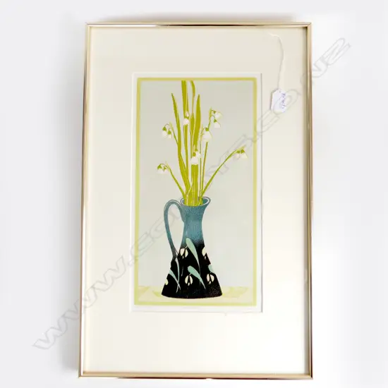 AILEEN BROWN 'SNOWDROPS' A/P '85 390x215mm