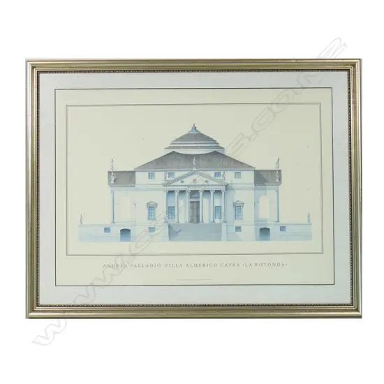 ANDREA PALLADIO 'VILLA ALMERICO, LA ROTONDO', PRINT, 415 x 580mm