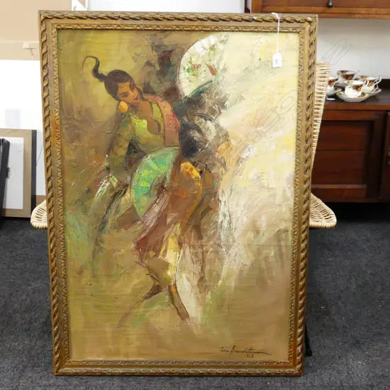 RETRO OIL ON CANVAS 600 X 900MM