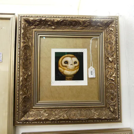 NAOTO HATTORI (JAPAN b.1975) 'NIGHT WATCHER' PRINT ED. 27/50 165x120mm 