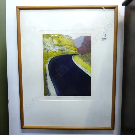 PERRY DAVIES 'TATAPOURI HILL 2' ETCHING 5/30 365x280mm