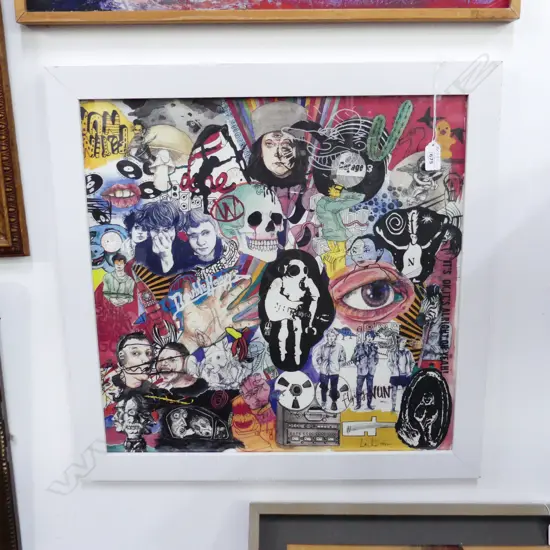 VINTAGE FLYING NUN LT ED PRINT 133/200 480X490MM