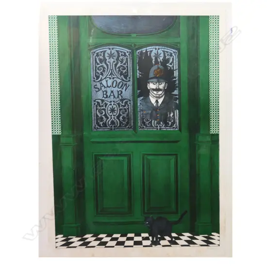 KLAUS MONITZ PRINT 'SALOON BAR' 41/150 760x525mm