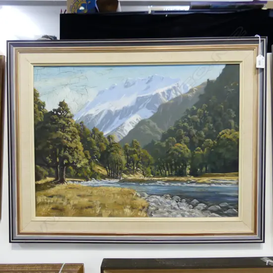 JOHN RUNDLE 'PEARL FLAT' OIL ON BOARD, '77 440x595mm