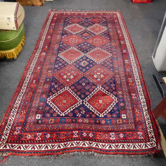 LG HAND KNOTTED ALL WOOL  IRANIAN LURISTAN TRIBAL RUG 3150x1550mm