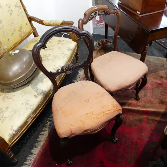 PR VICTORIAN BALLOON BACK CHAIRS