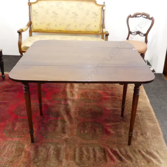 VICTORIAN MAHOGANY PEMBROKE TABLE 930x500x710mm