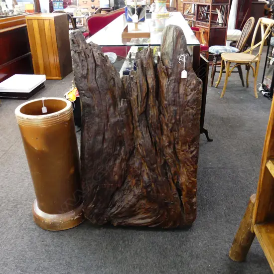 RIVERWORN HEAVY WOOD SLAB 1100 X 650 X 110mm