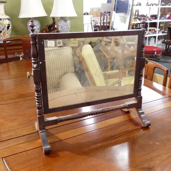 ANTIQUE STYLE VANITY SWING MIRROR 485x220x475mm