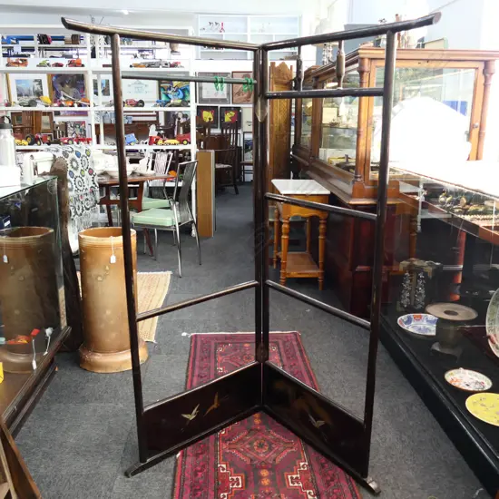 VINTAGE JAPANESE ’IKO’ KIMONO STAND. TWO HOOKS . 750X1530mm