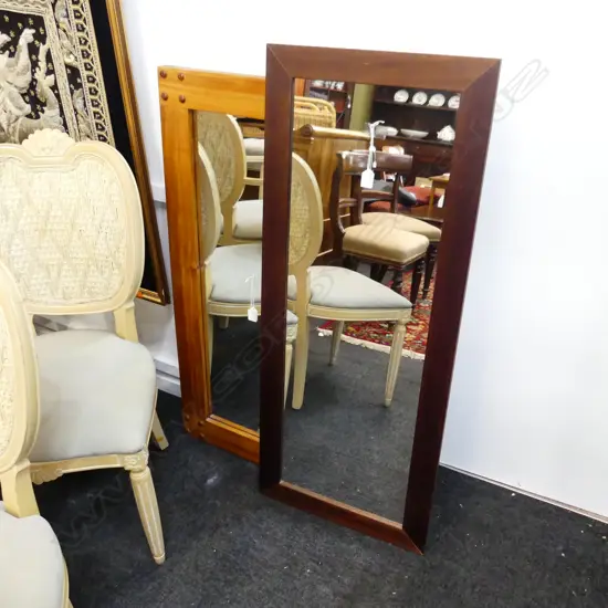 MODERN DRESSING MIRROR - PINE FRAME 1150x470mm