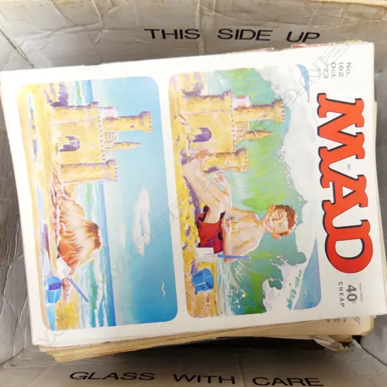 BOX 1960S /70S MAD MAGAZINES ETC.