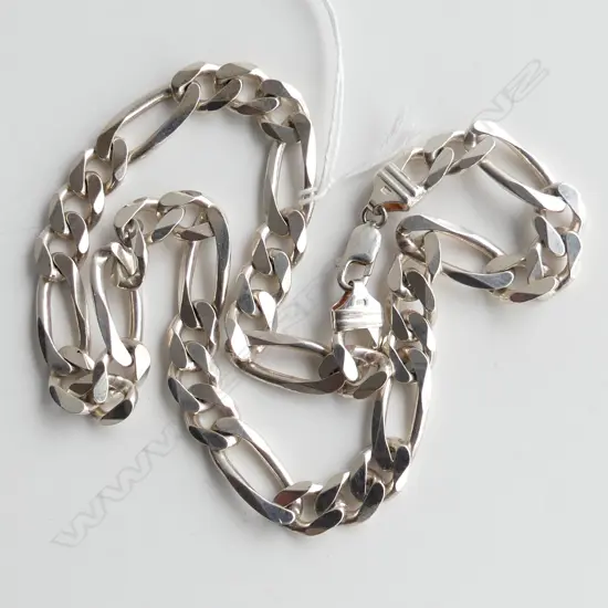 HEAVY S/SILVER CHAIN NECKLACE 53GRMS  52cm