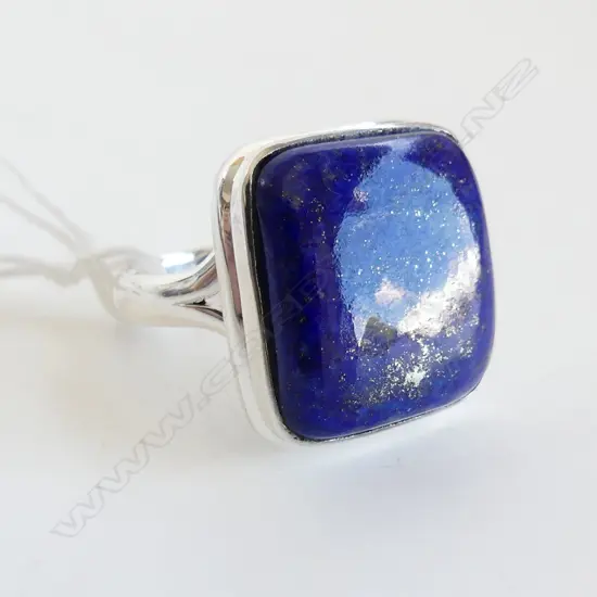 925 SILVER & LG LAPIS LAZULI DRESS RING