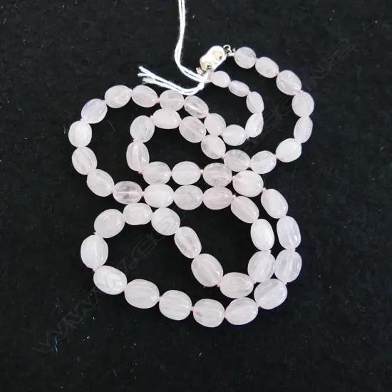ROSE QUARTZ BEAD NECKLACE