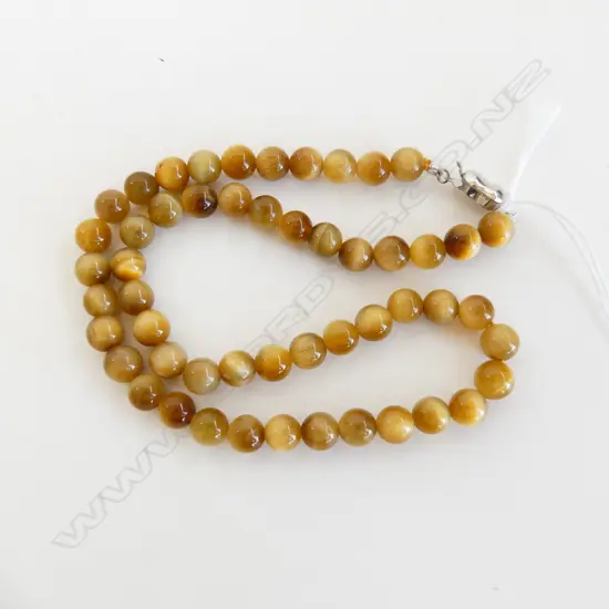 TIGERS EYE BEAD NECKLACE