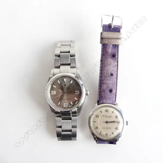 2 GENTS WRIST WATCHES; COPY R***X & THOMAS RUSSELL & SON