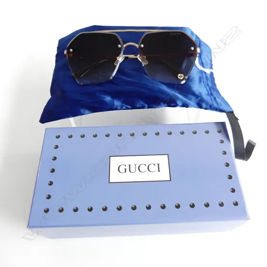 GUCCI  SUNGLASSES WITH BOX ETC..