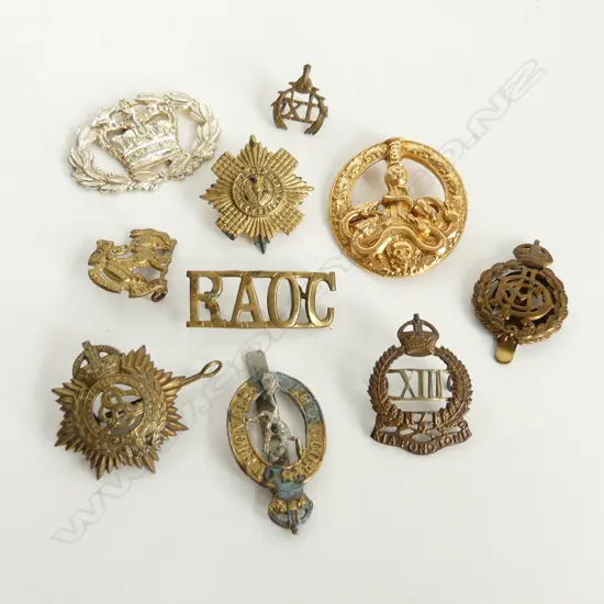 10 ARMY BADGES