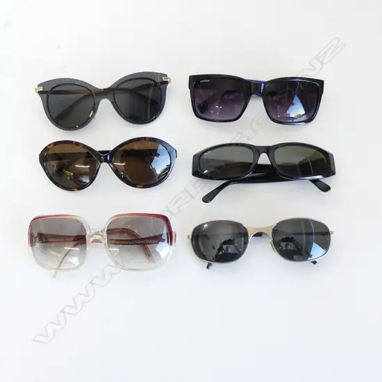 6 PRS ASST DESIGNER SUNGLASSES
