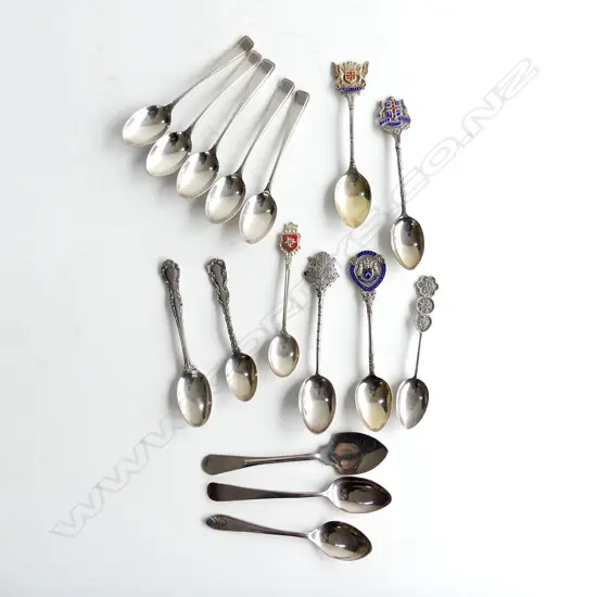 16 STG SILVER TEASPOONS 212 GRAMS