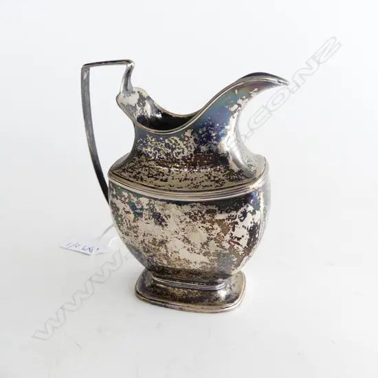 CONTINENTAL SILVER MILK JUG H.125mm 144 GRAMS REPAIRS