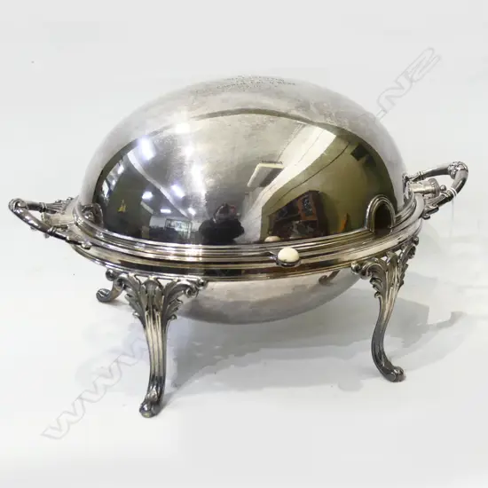 SILVER PLATE BACON WARMER W.350mm