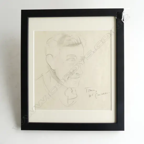 DAME LOUISE HENDERSON (1902-94) 'TOMMY MCGUINESS' GRAPHITE SKETCH ON PAPER 220x210mm