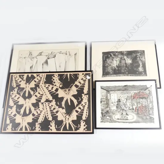 4 ARTWORKS; GLENDA RANDERSON 'PAPER BAGS' 5/8 510x660mm...