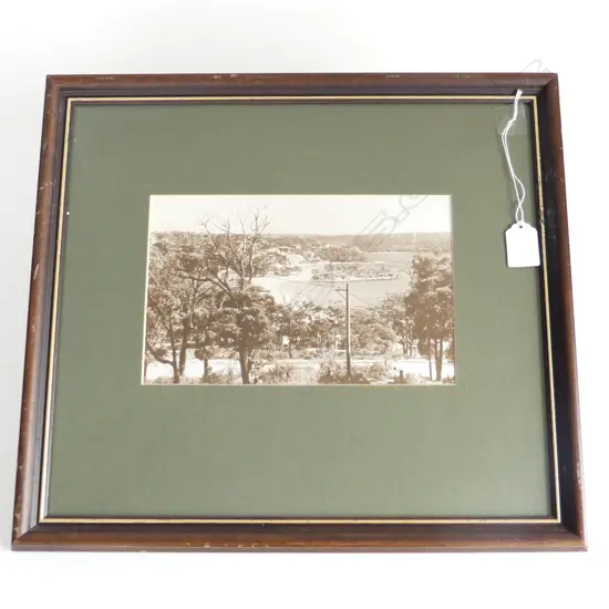 FRAMED PHOTOGRAPH OF BALMORAL SYDNEY, C.1930s 150x235mm