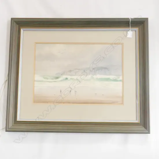 JULIA FORBES 'YOUNG NICKS HEAD' WATERCOLOUR ON BOARD, SIGNED, 450 X 300mm