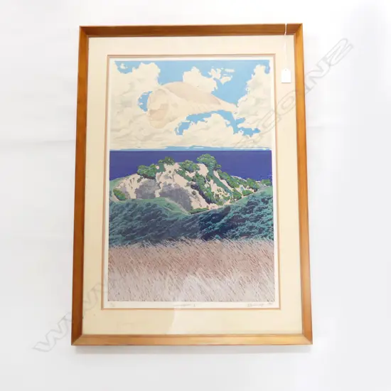 Chris Blenkinsop LITHOGRAPH 'URUPUKAPUKA' 18/35 signed dated 1985 & entitled 620 x 420mm