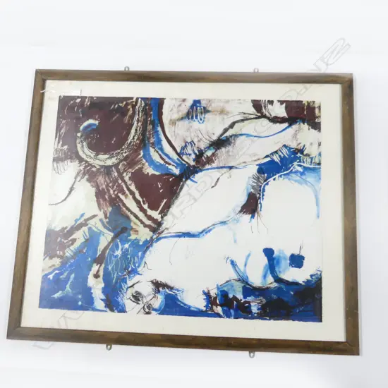 REBECCA SWAINSTON LG ABSTRACT MIXED MEDIA, NOV. '87 965x770mm