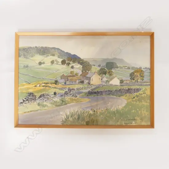 CYRIL WHITEOAK W/C 'WINDMILL DERBYSHIRE' 1970 370 x 550mm (ZA21373)