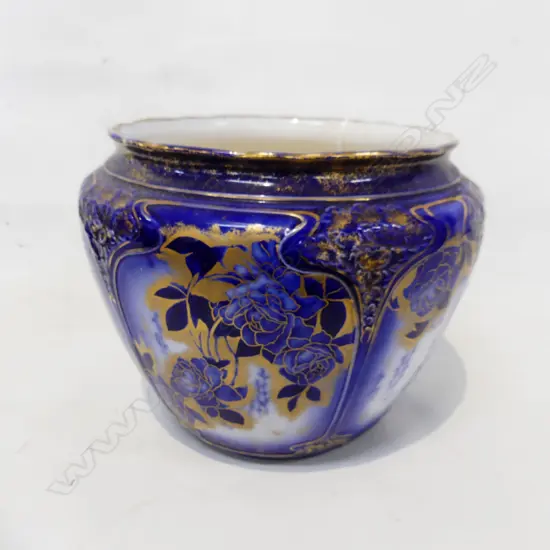 LATE MAYERS B/W JARDINERE H.190mm / 250mm dIa