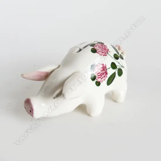 PLICHTA LONDON ENGLAND PIG MONEY BOX WITH SLOT L. 120mm