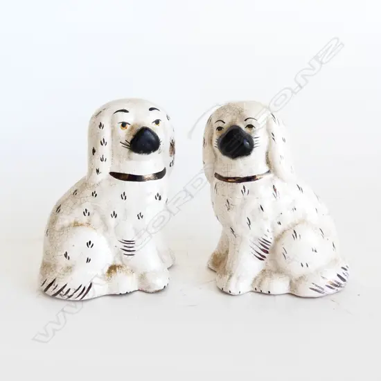 PR ANTIQUE STAFFORDSHIRE DOGS H.100mm