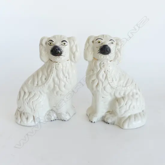 PR ANTIQUE STAFFORDSHIRE DOGS H.260mm