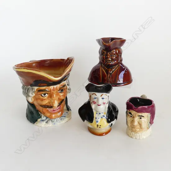 4 TOBY JUGS H.170mm