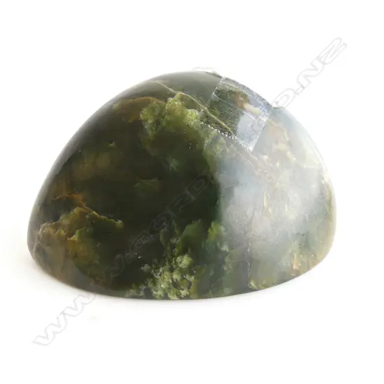 POLISHED & CARVED POUNAMU PAPERWEIGHT W.100mm