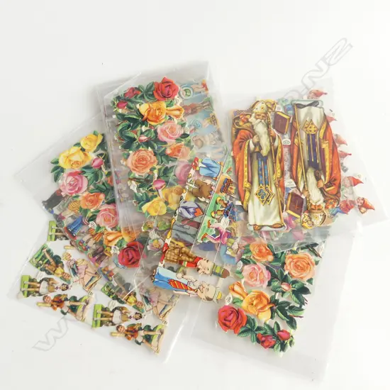 20 SHEETS OF ENGLISH PAPER SCRAPS / SWAPS