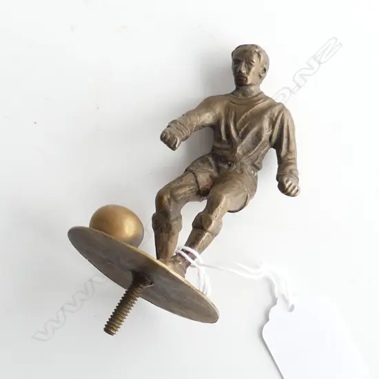 BRASS FOOTBALLER TROPHY FINIAL, 172gms 