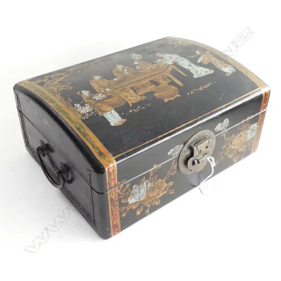 ORIENTAL LIDDED BOX W.335mm