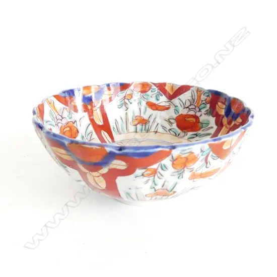 ORIENTAL IMARI BOWL, C1900, DIA. 155mm EX COND